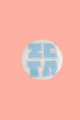 Sorority Bubble Letter Button