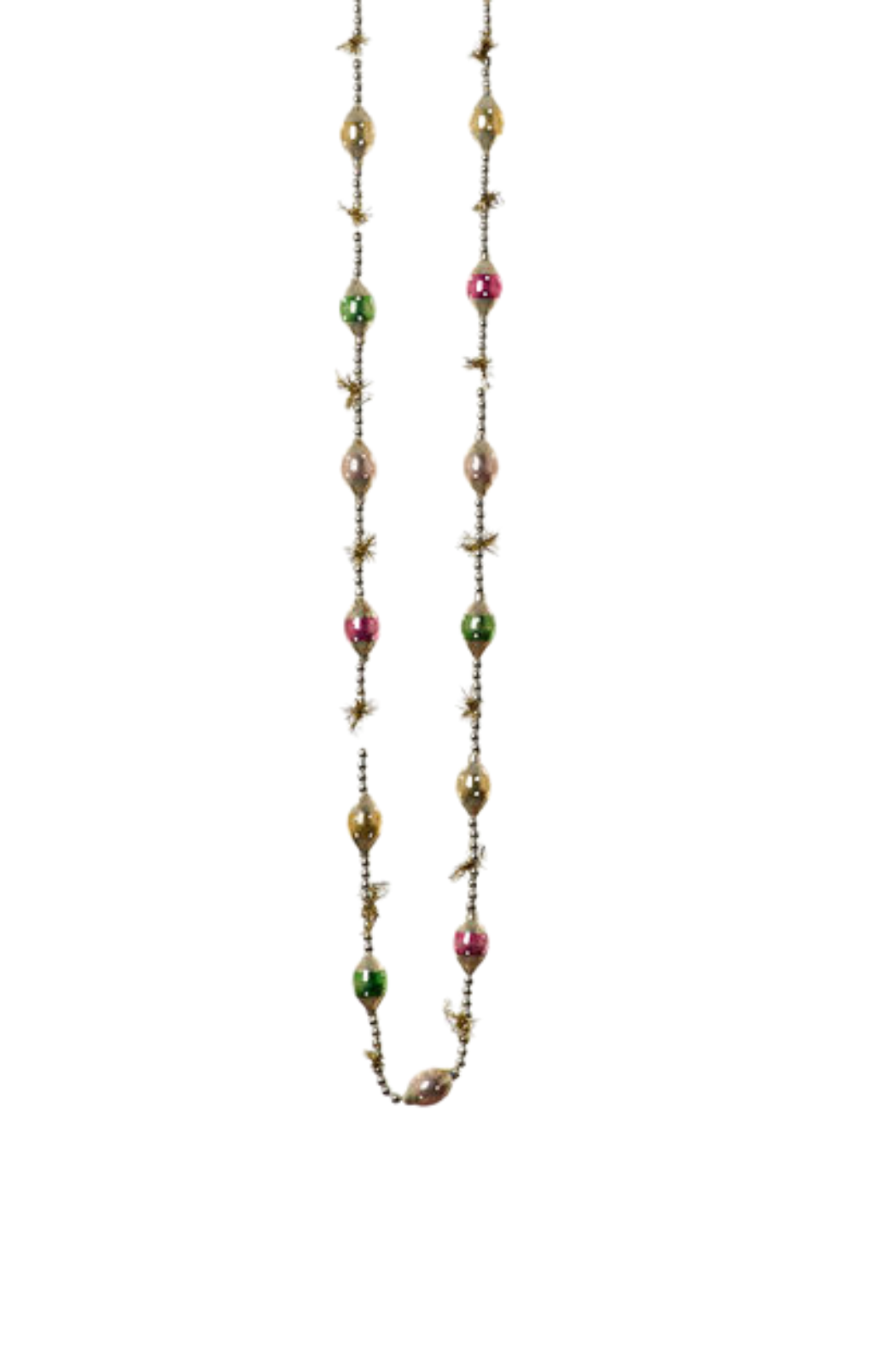 72" Glass Ball Garland