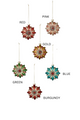 Tinsel Starburst Ornament
