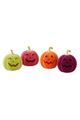 4.5" Flocked Jack-O-Lantern