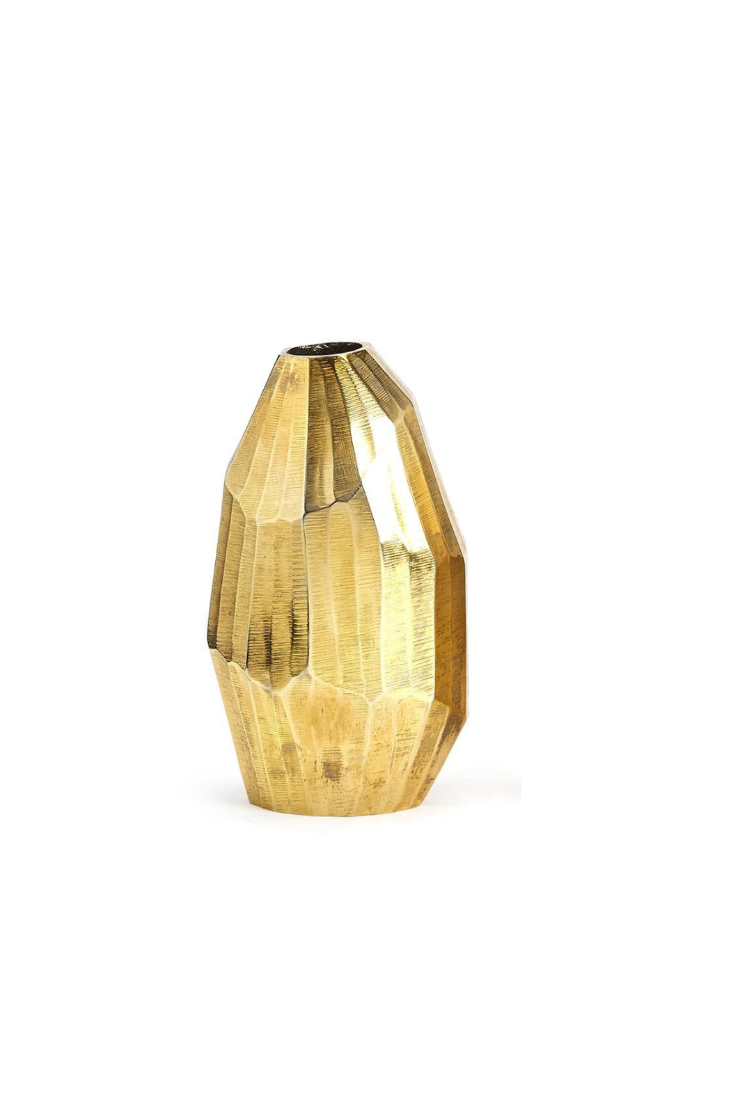 Golden Trapezoid Vase