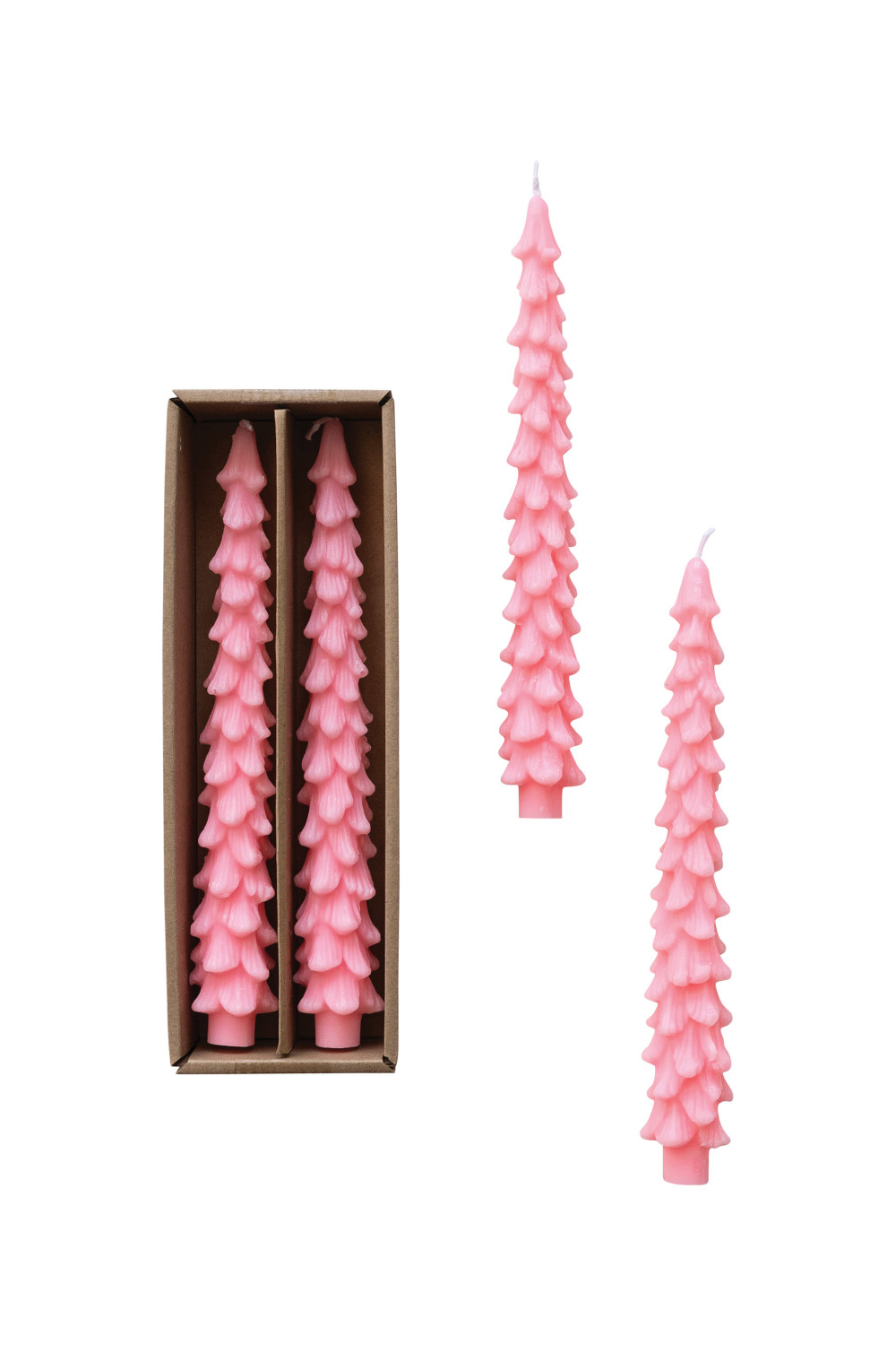 Set of 2 Tree Taper Candles