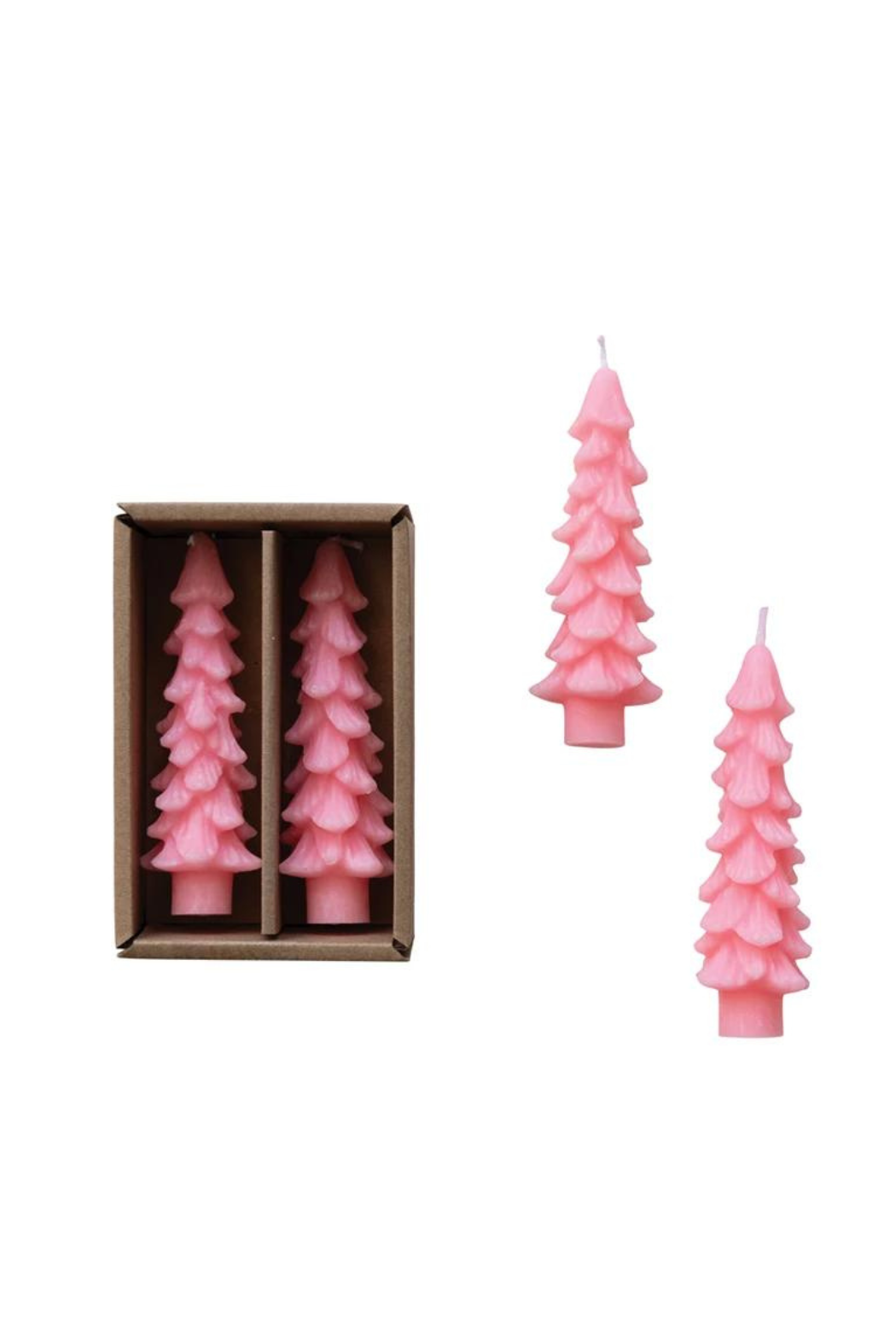 Set of 2 Tree Taper Candles