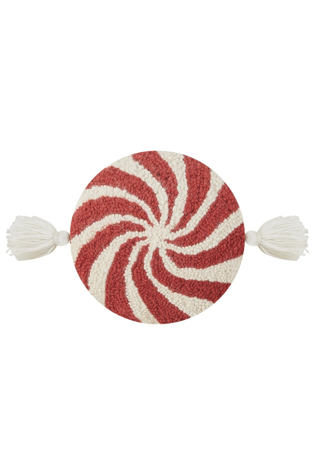 Peppermint Tassel Hook Pillow