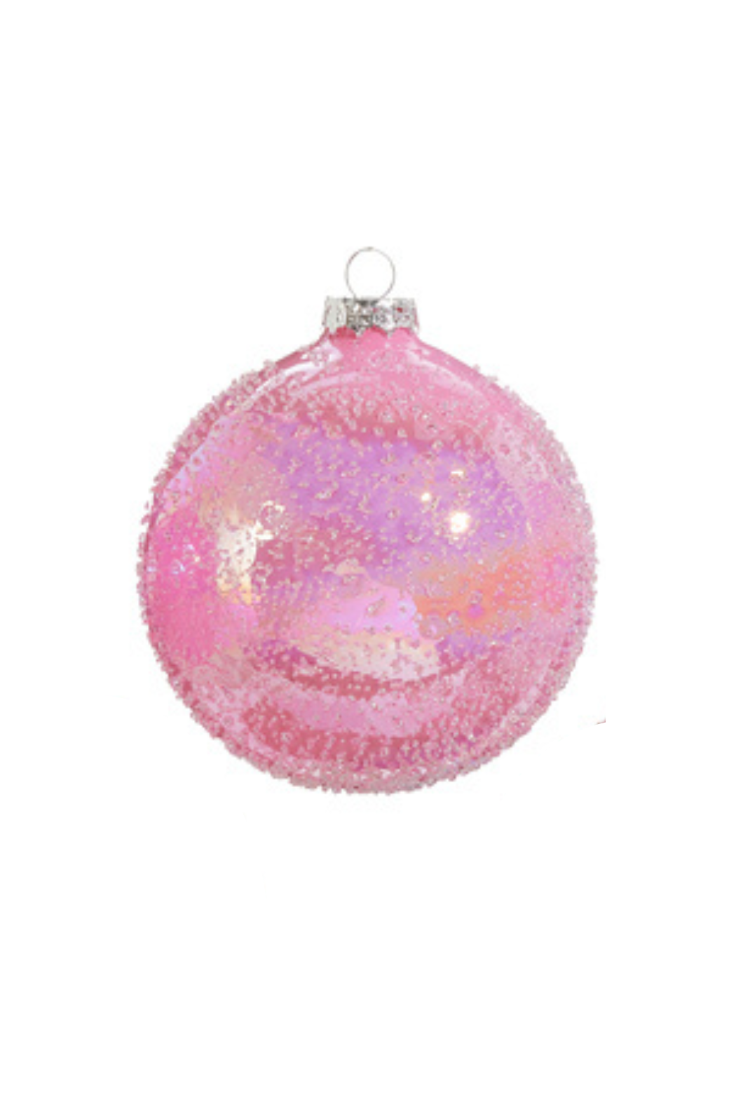 4" Glitter Ball Ornament