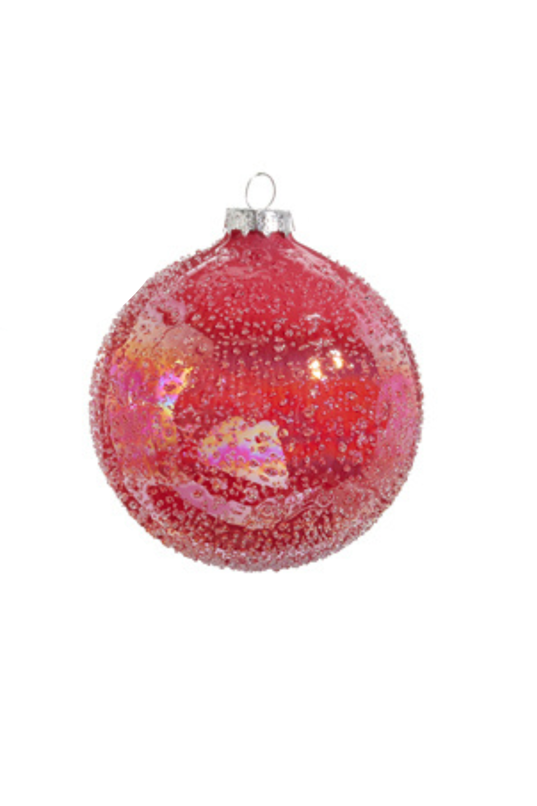 4" Glitter Ball Ornament