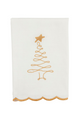 Scalloped Christmas Towels