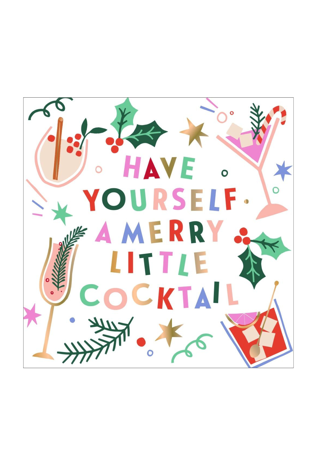 Christmas Cocktail Napkins