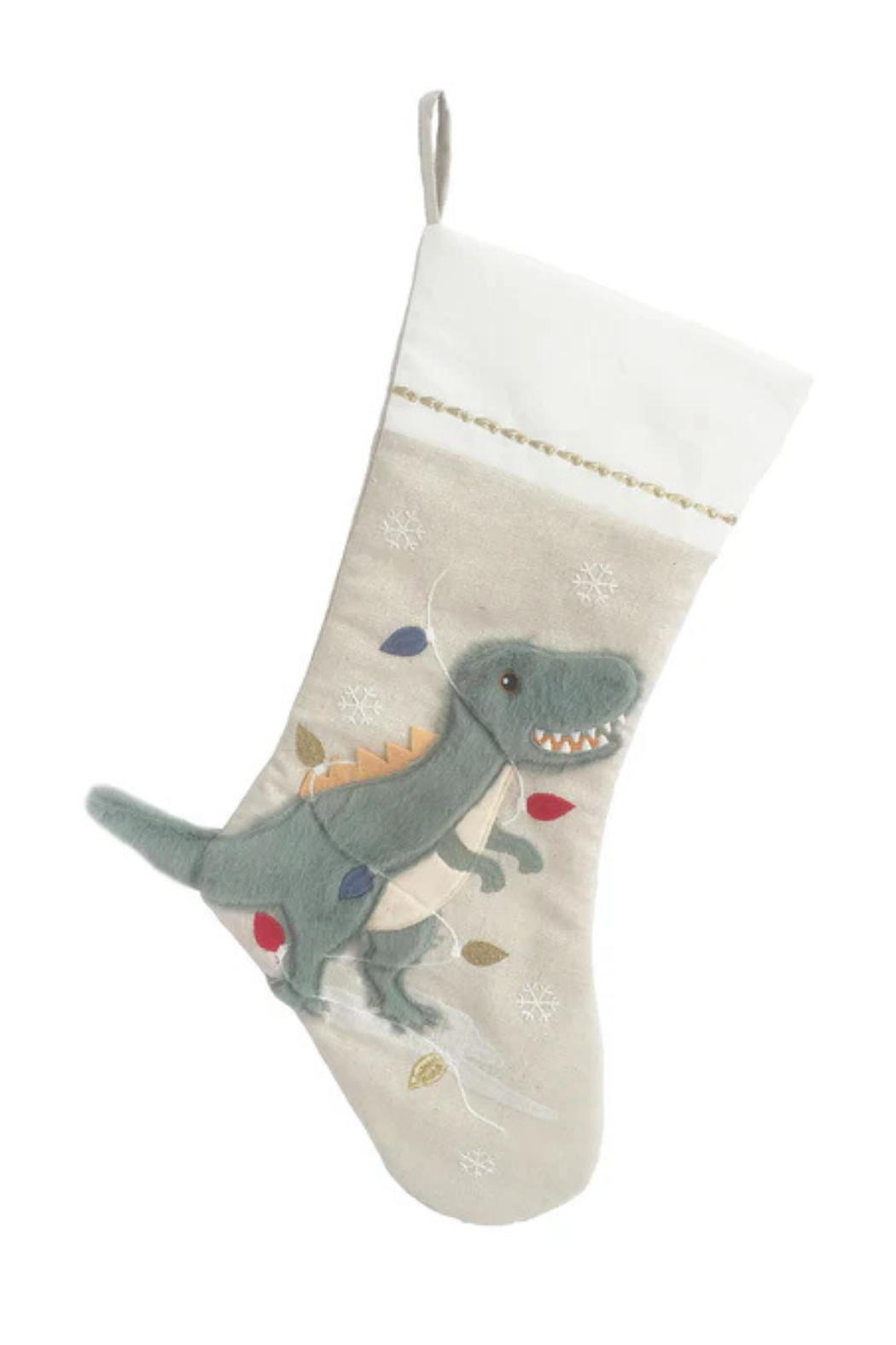 Festive Dino Stocking