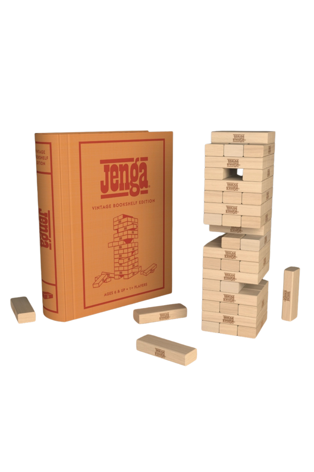 Jenga Vintage Bookshelf Edition