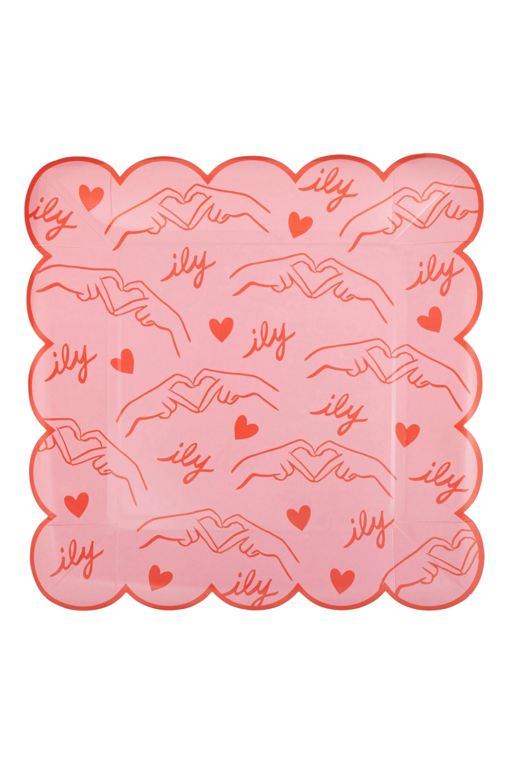Heart You Paper Plate