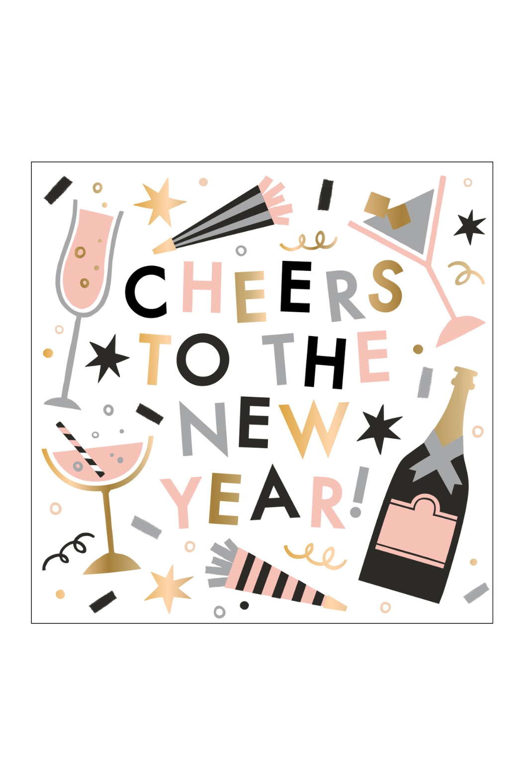 New Year Cocktail Napkins