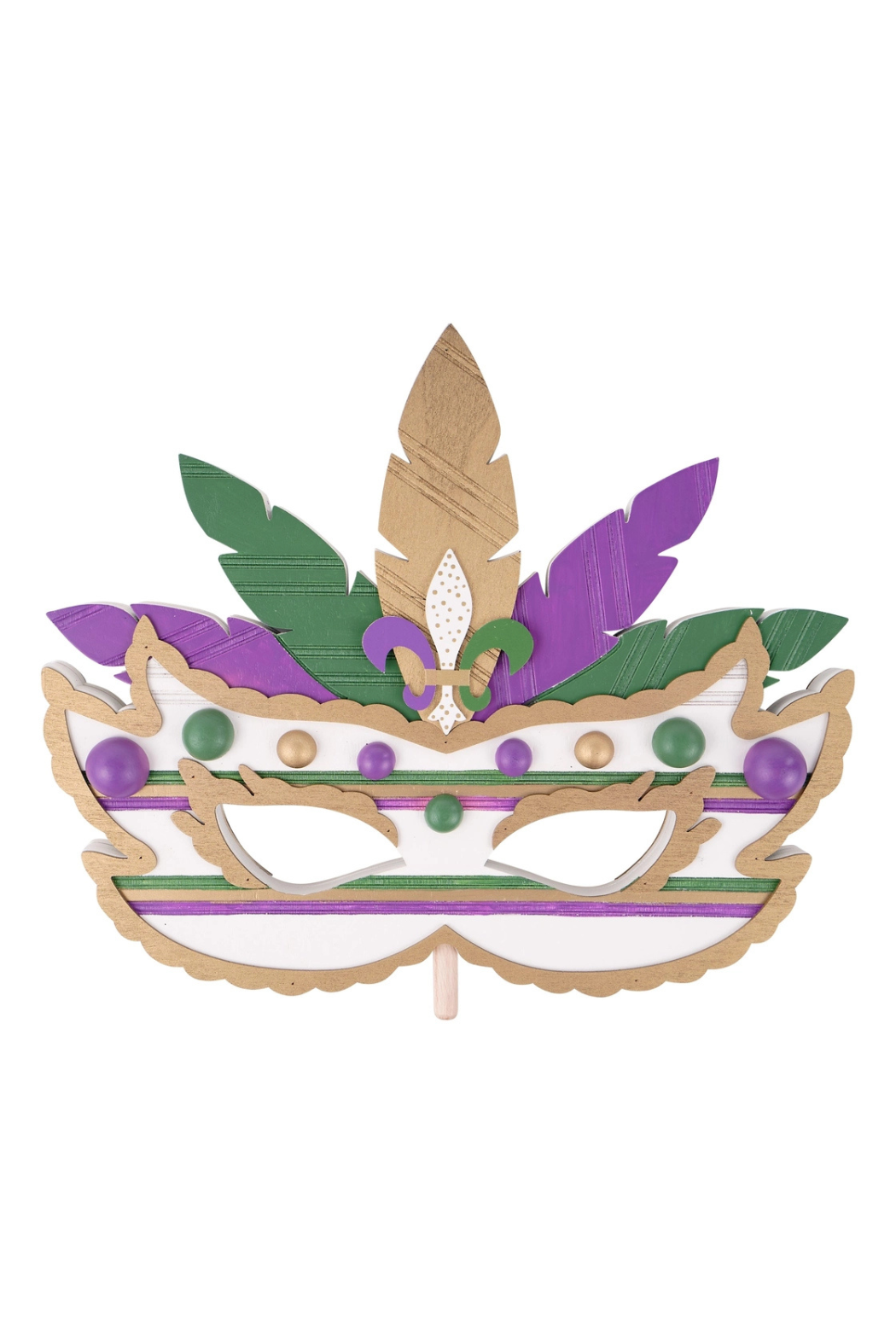 Mardi Gras Mask Topper