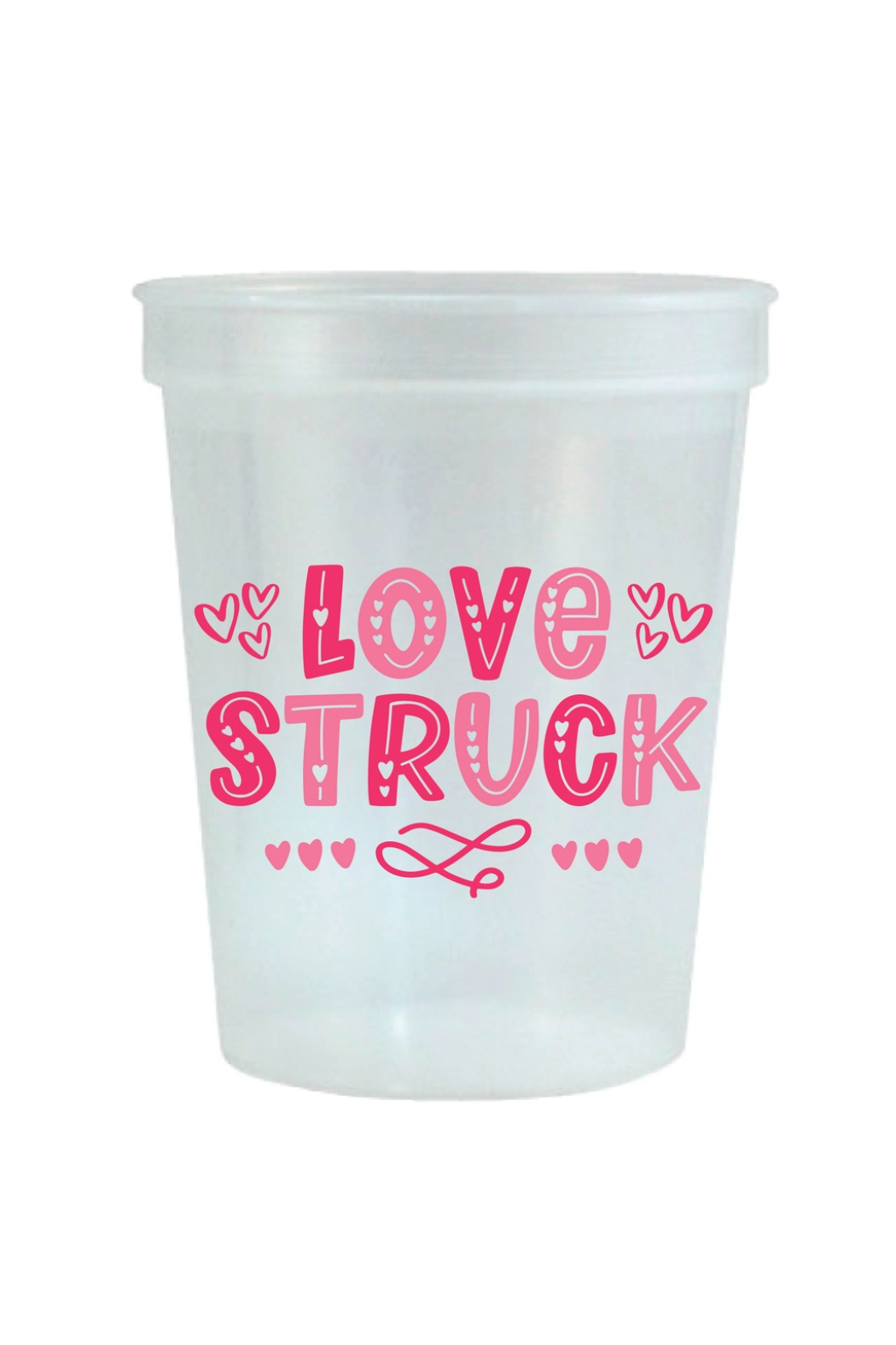 Valentine's Stadium Cup Stack
