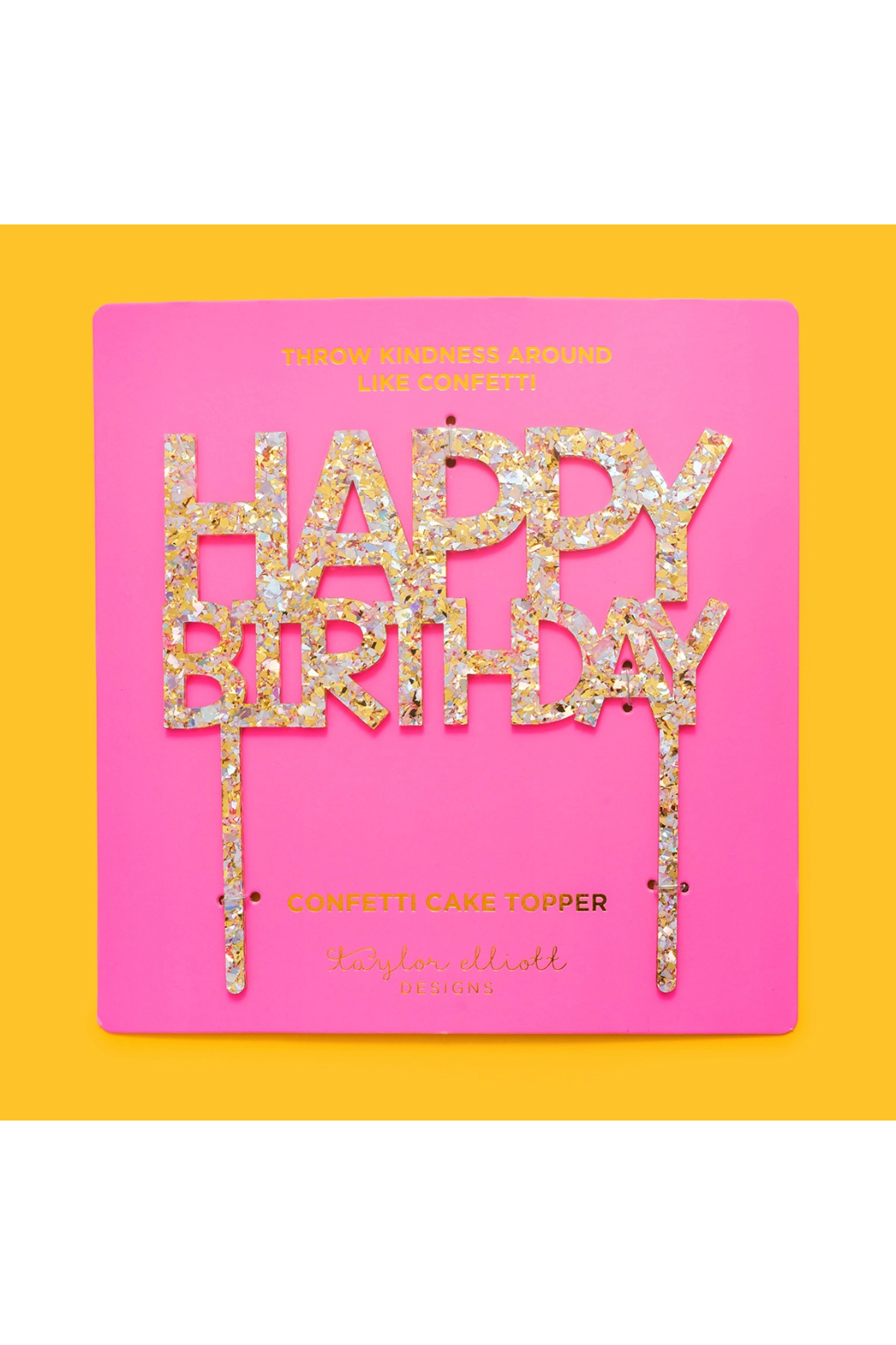 Happy Birthday Cake Topper