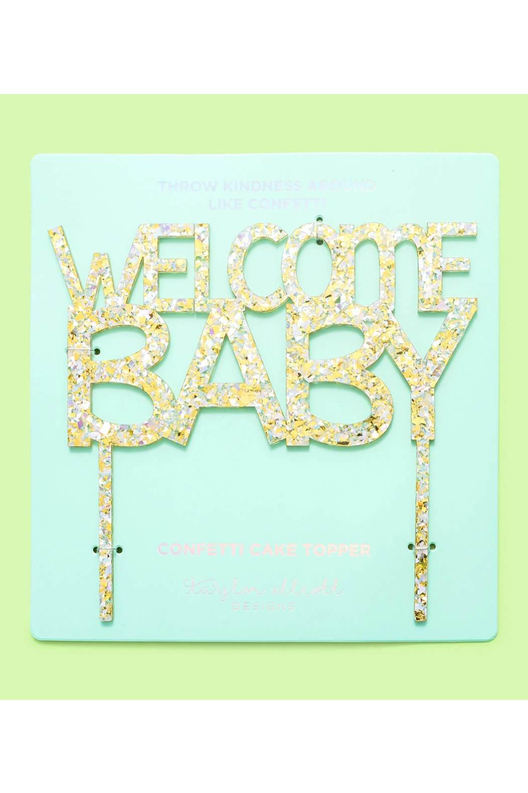 Welcome Baby Cake Topper
