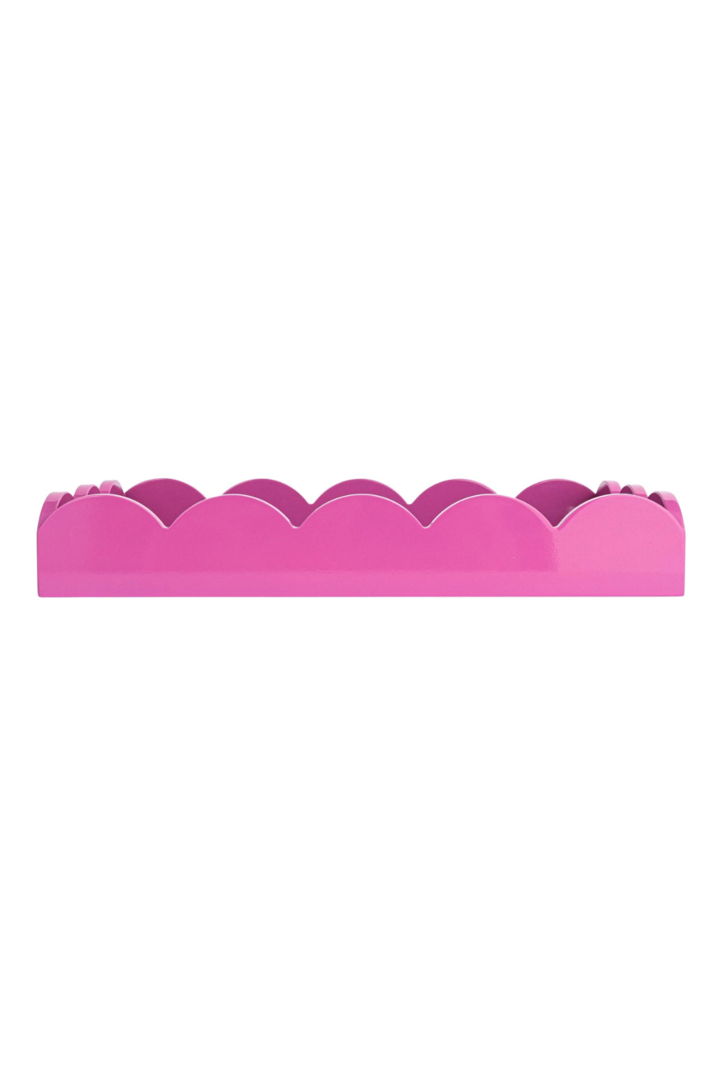 Lacquered Scalloped Tray