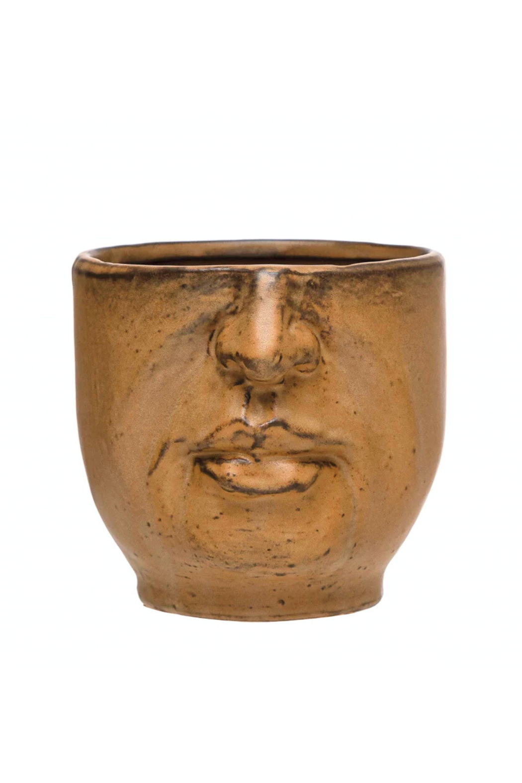 Stoneware Face Planter