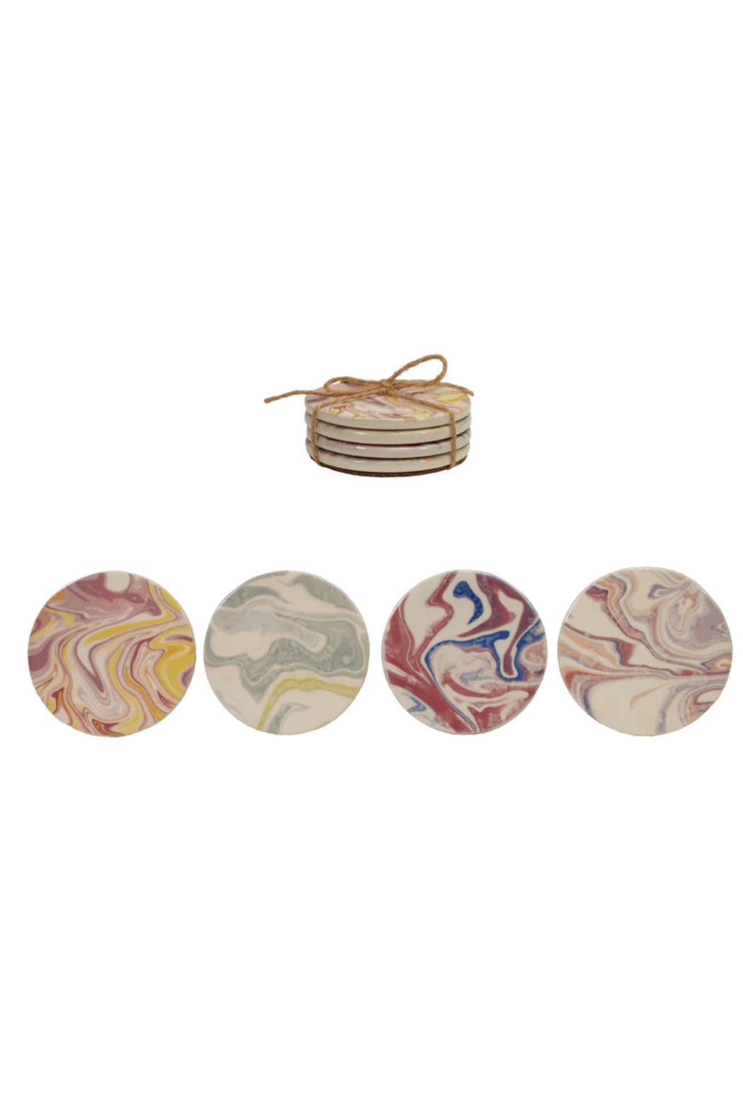 Set of 4 Printed Coasters