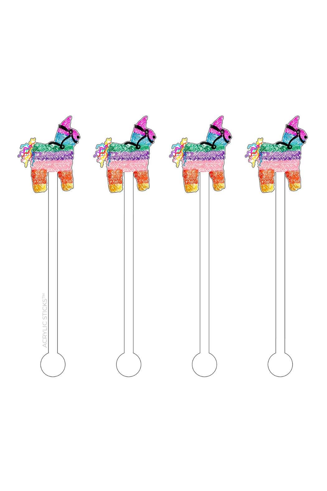 Acrylic Stir Sticks - Set of 7
