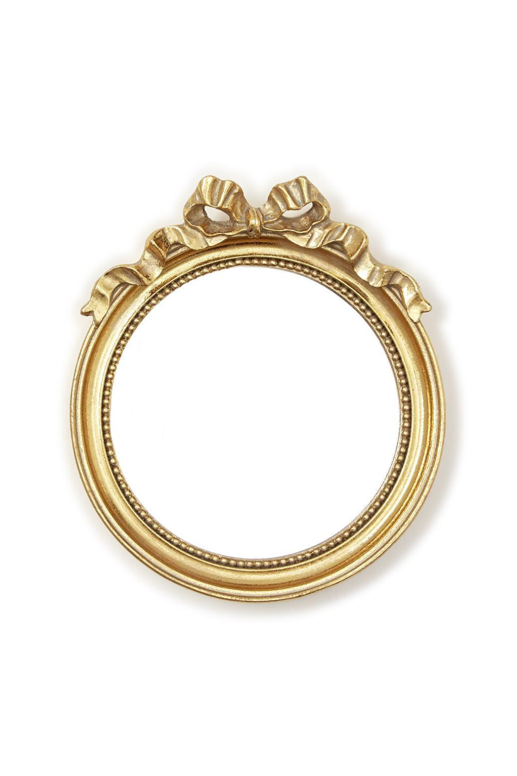 Accent Bow Mirrored Tray