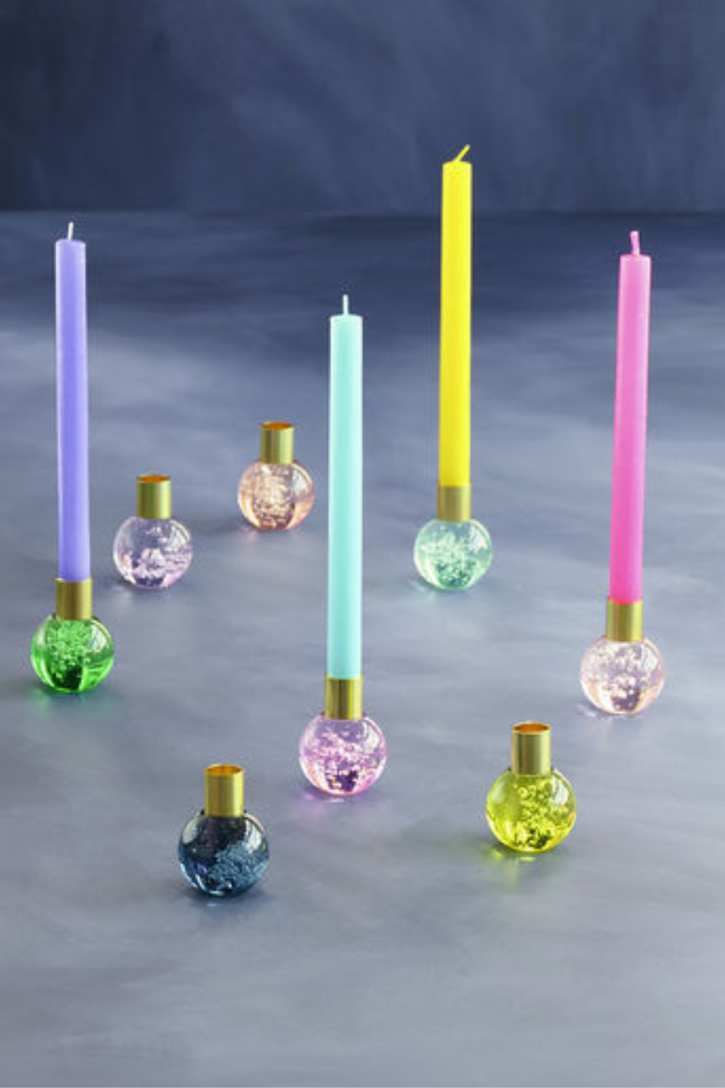 Crystal Ball Taper Holder