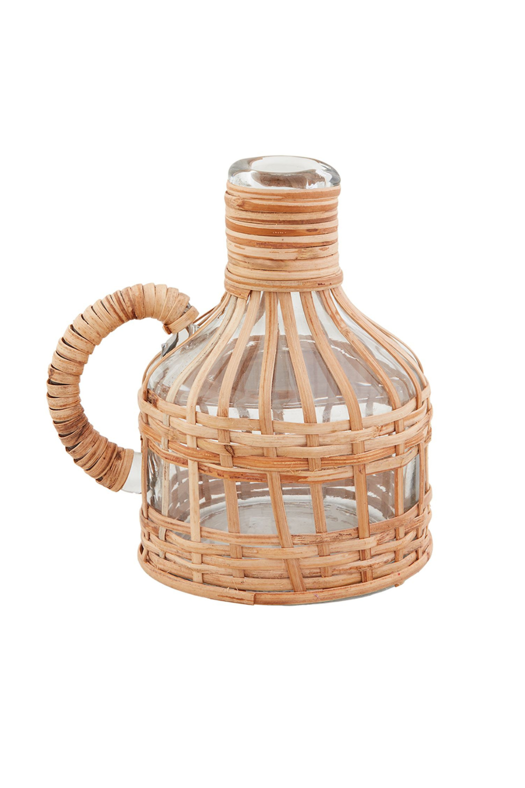 Rattan Pitcher Vase