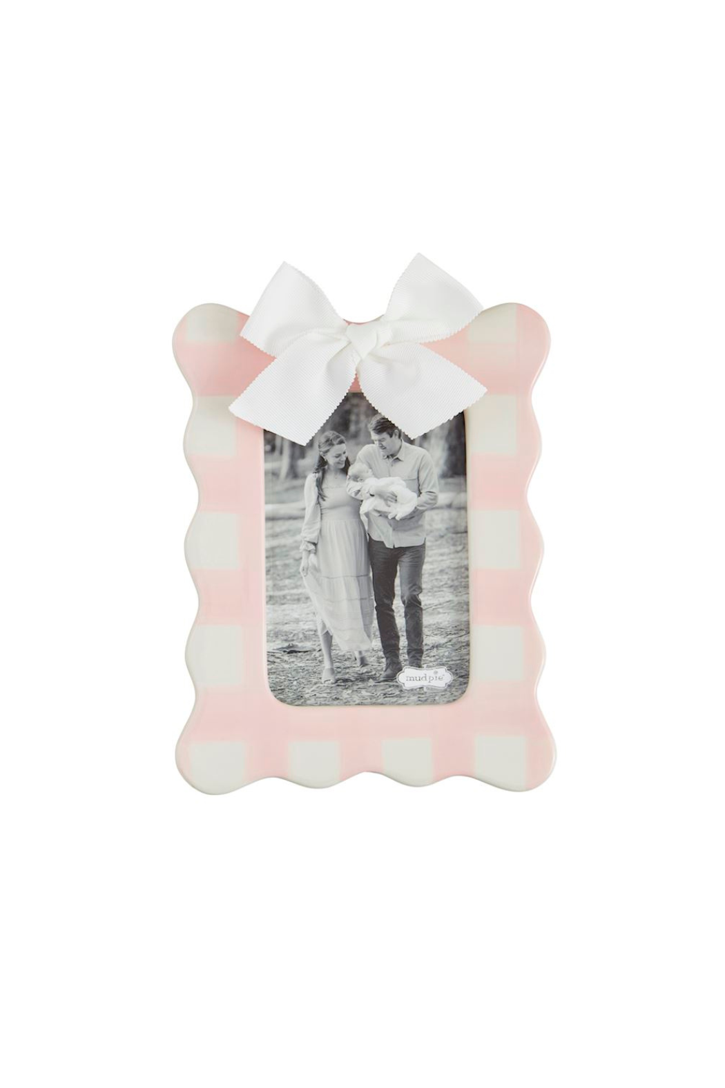 Gingham Bow Frame