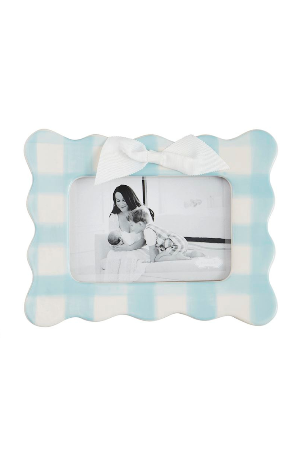Gingham Bow Frame