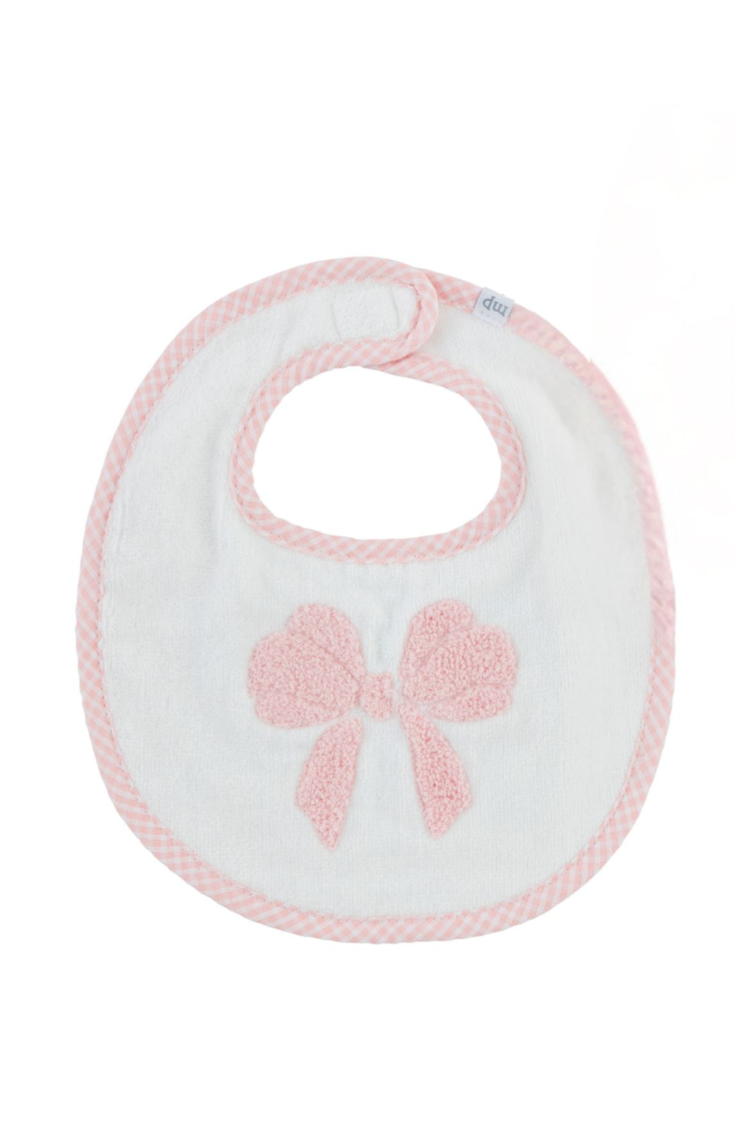 Appliquéd Bow Bib