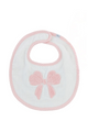 Appliquéd Bow Bib