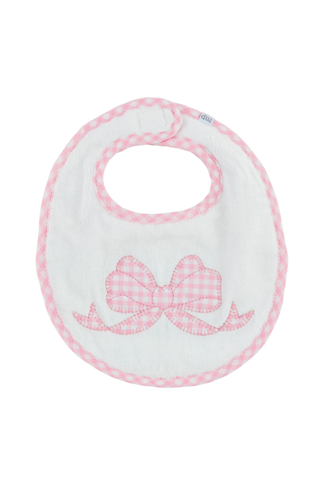 Appliquéd Bow Bib