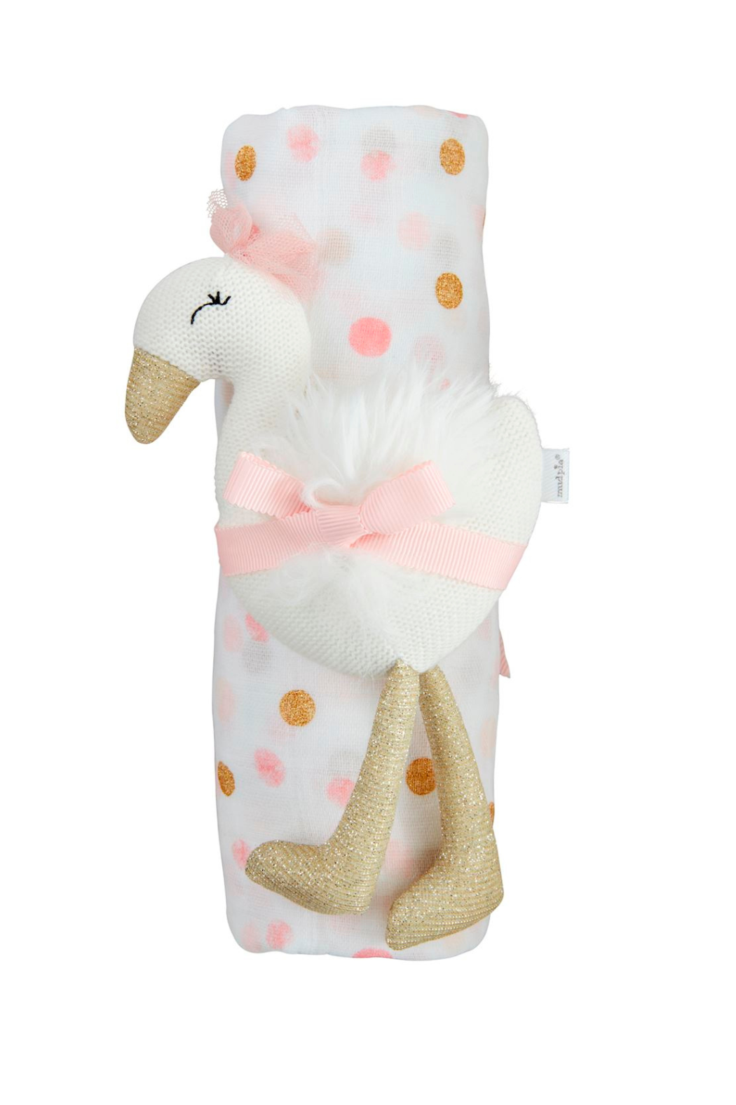 Swaddle & Rattle Set