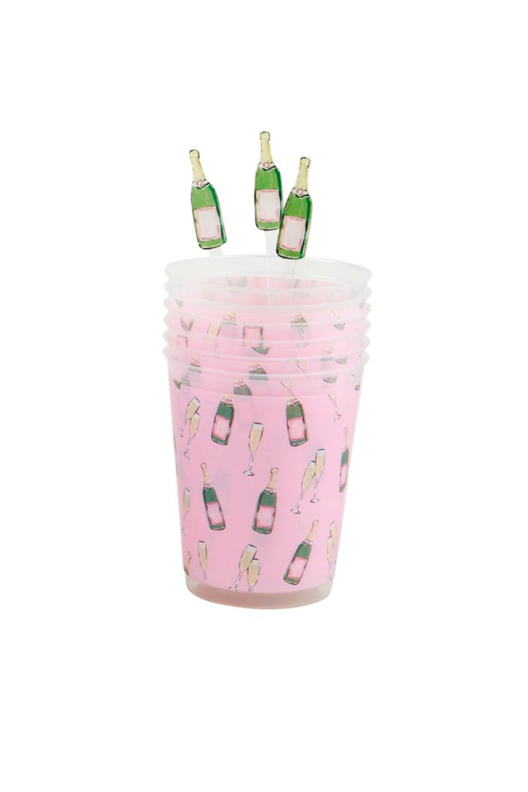 Bridal Party Cup and Stirrers Set