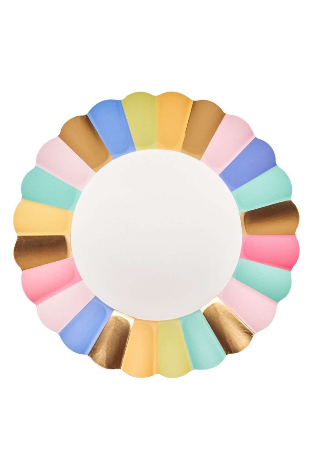 Scalloped Paper Salad Plate