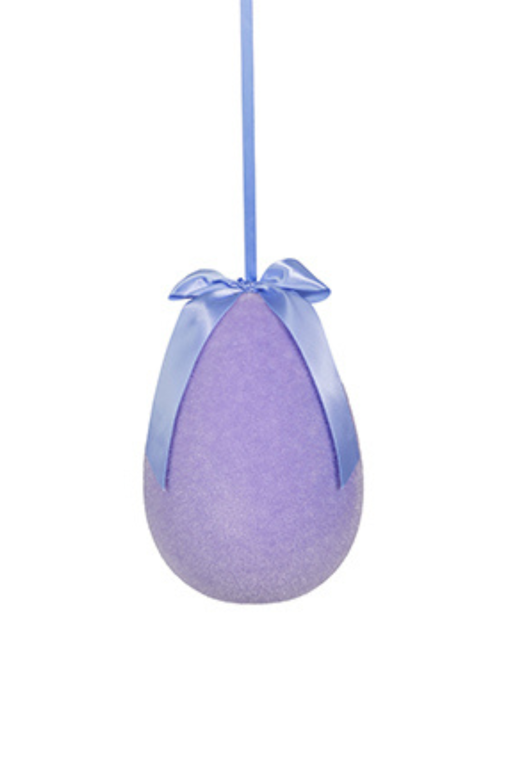 10" Flocked Hanging Egg