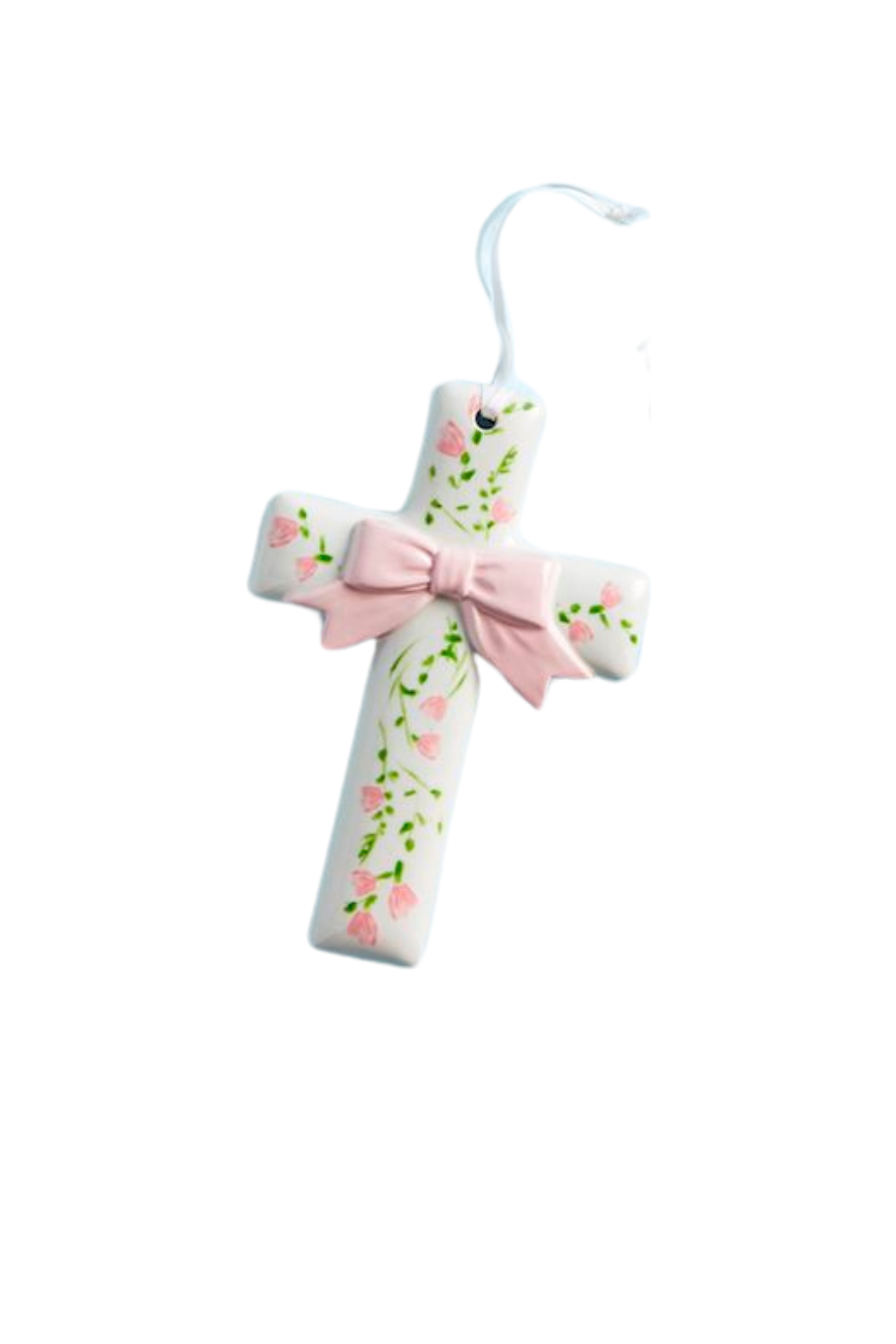 Painted Ceramic Cross
