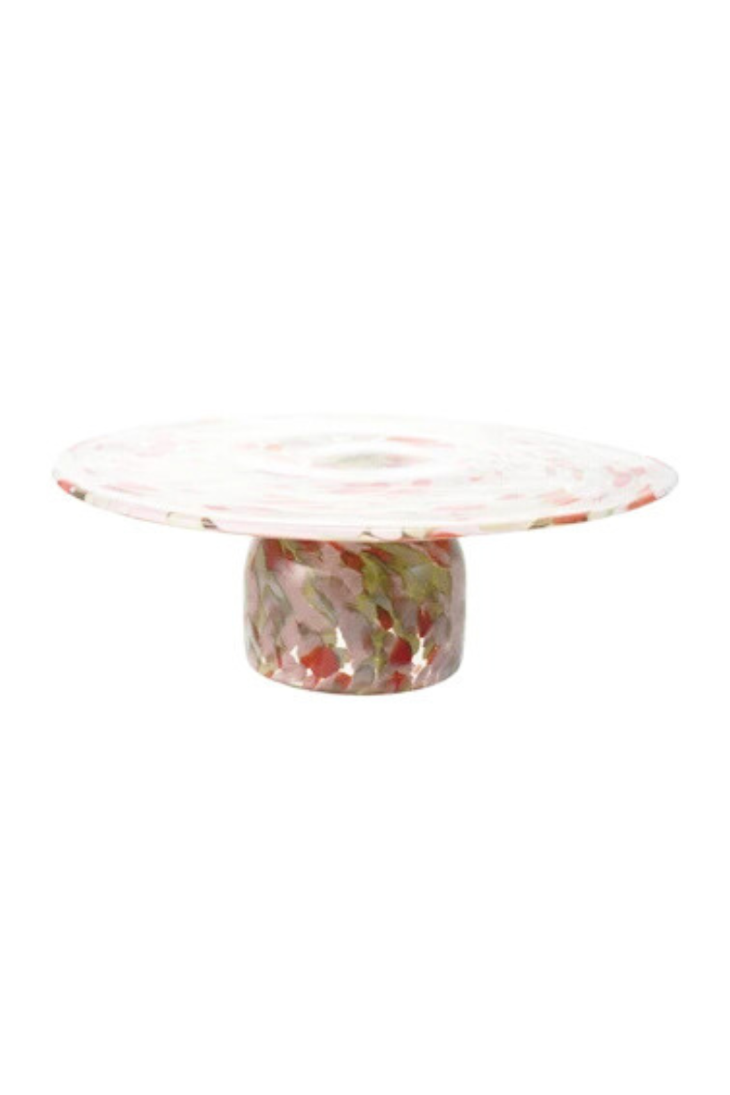 Confetti Glass Pedestal