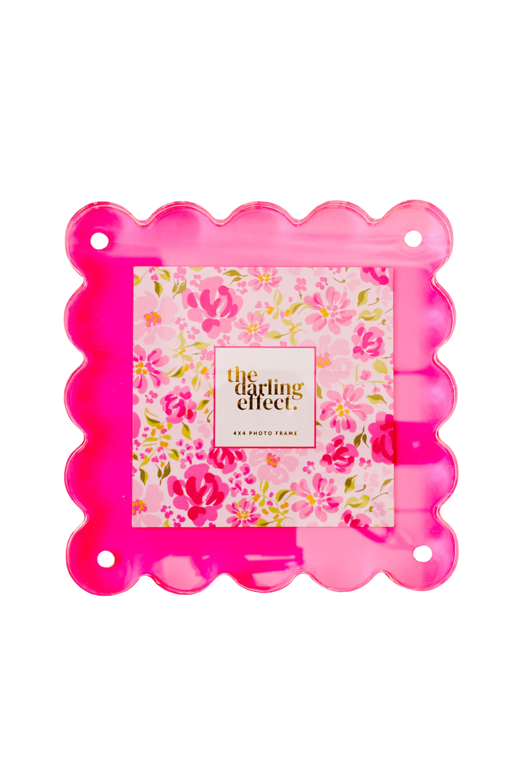 Square Scalloped Acrylic Frame