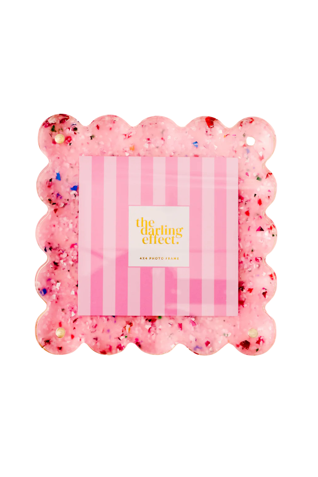 Square Scalloped Acrylic Frame