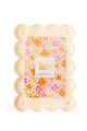 Rectangle Scalloped Acrylic Frame