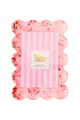 Rectangle Scalloped Acrylic Frame