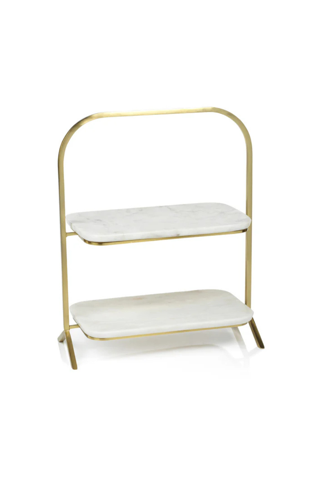 Madeleine Marble 2-Tier Stand