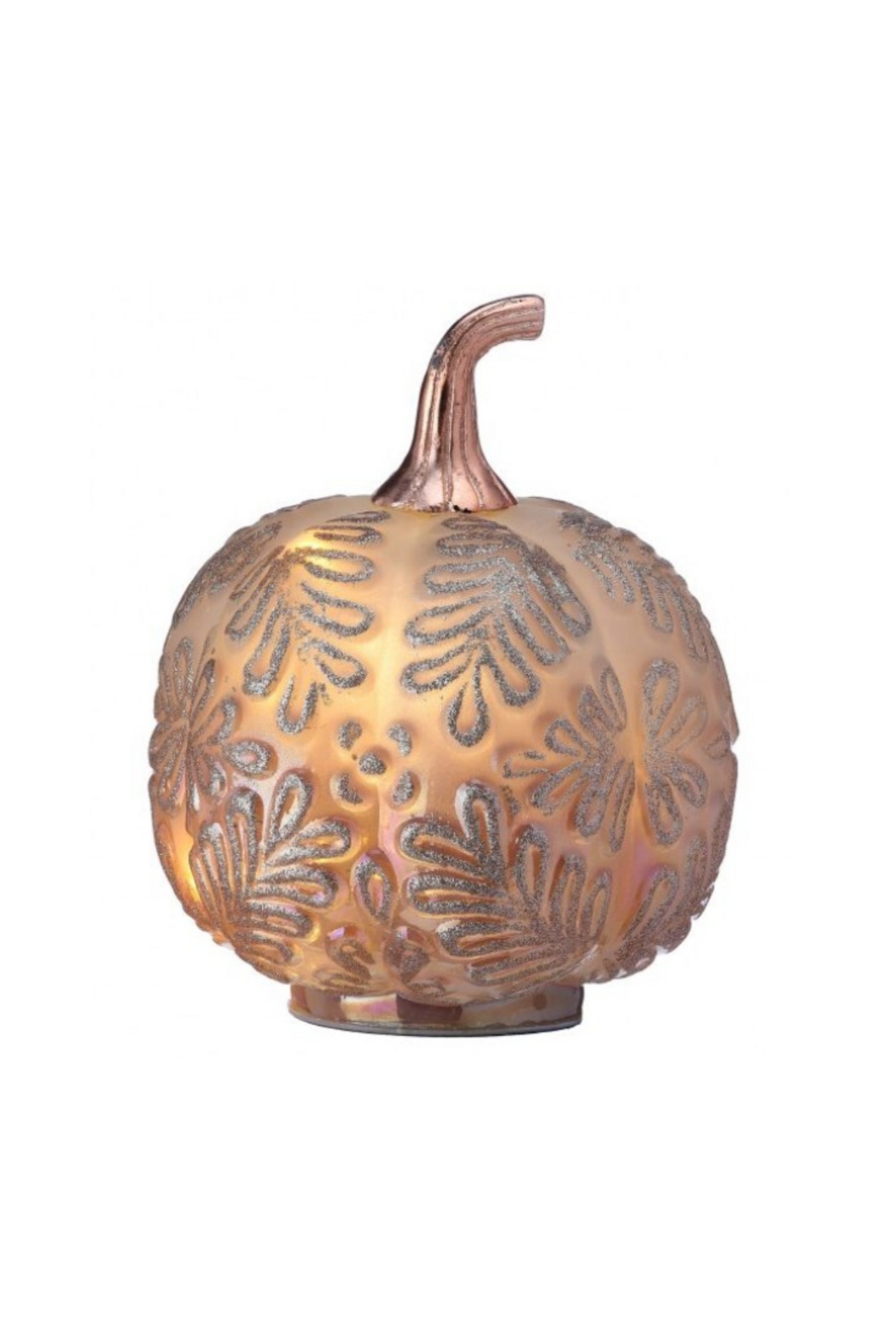 9-inch LED Glitter Pumpkin