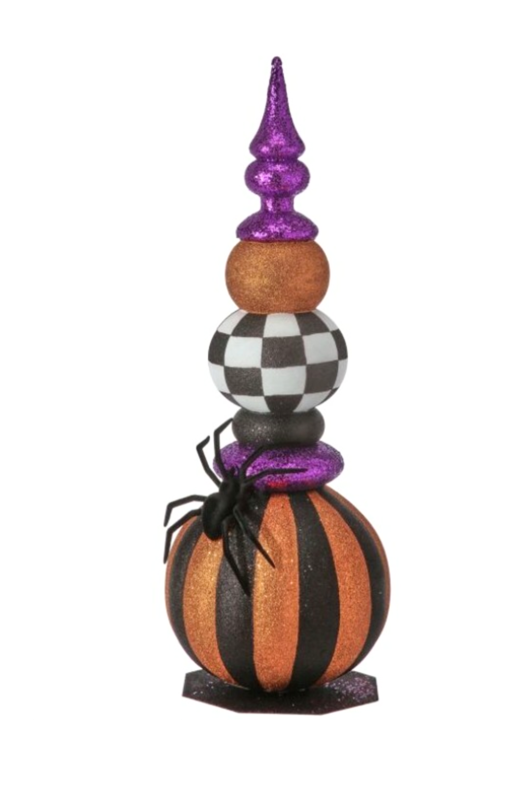 Glitter Halloween Ball Topiary