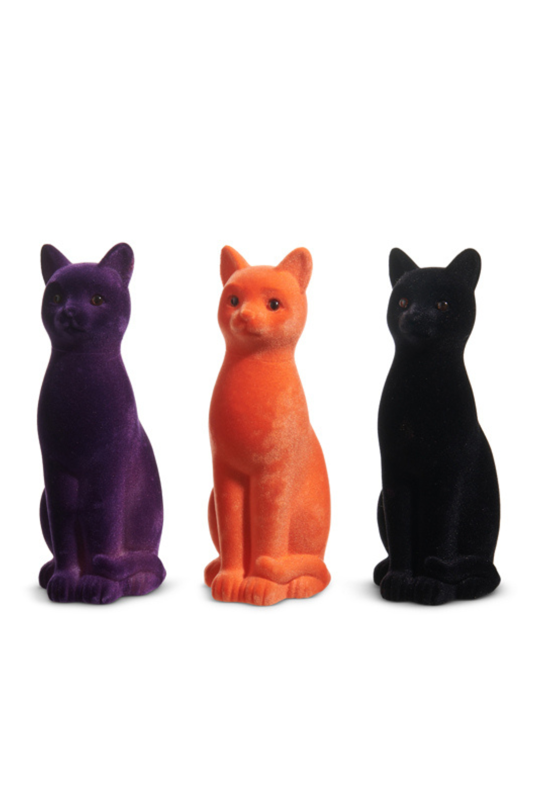 11" Flocked Cat