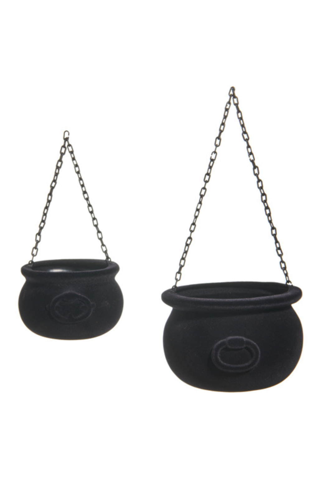 Flocked Witches Cauldron