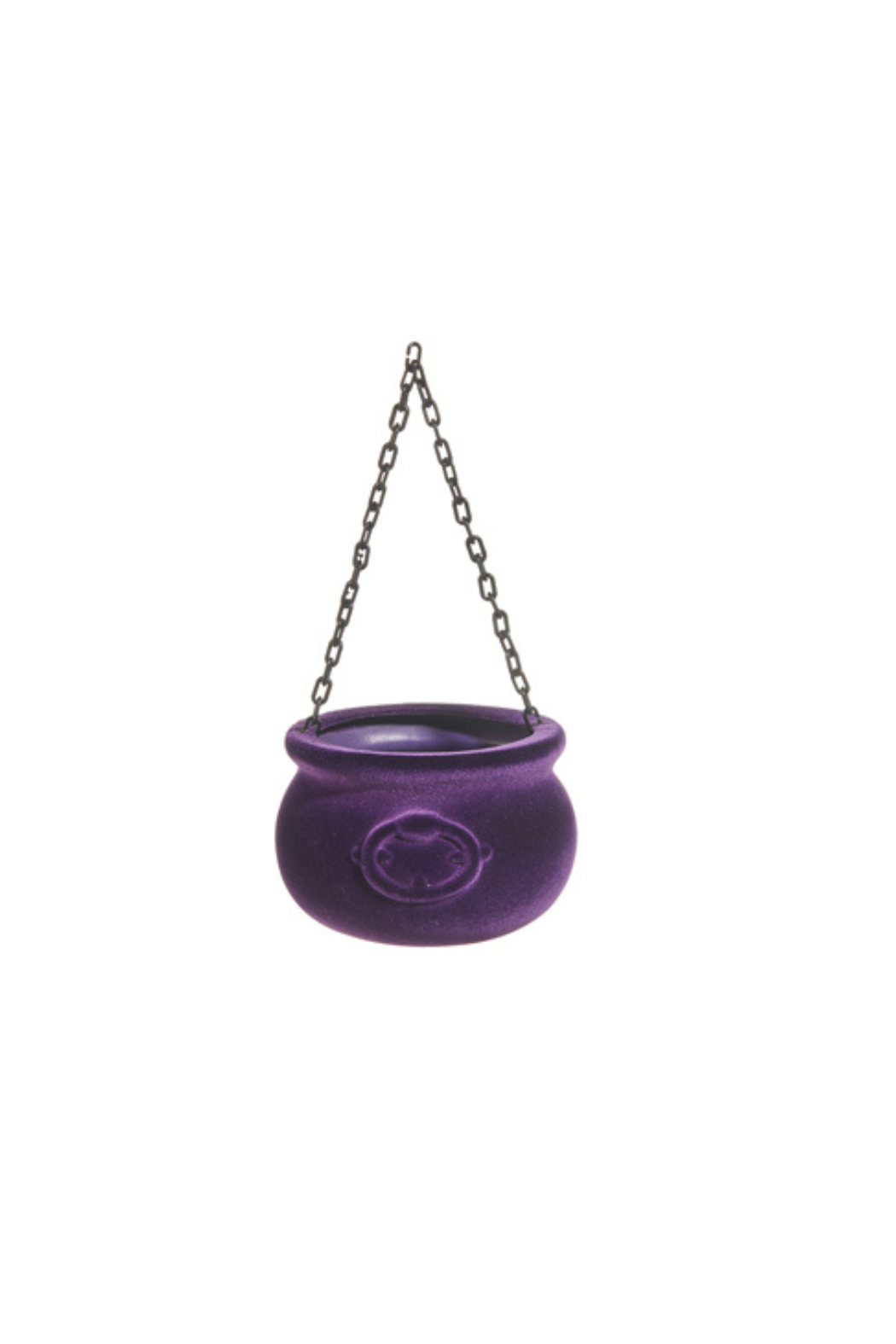 Flocked Witches Cauldron