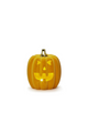 LED Flocked Jack-O-Lantern