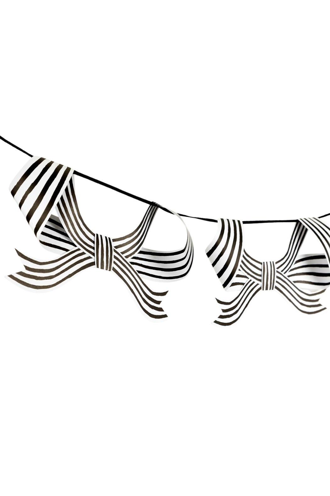 Stripey Bow Garland